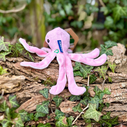 "Made from" recycled Octopus toy MINI