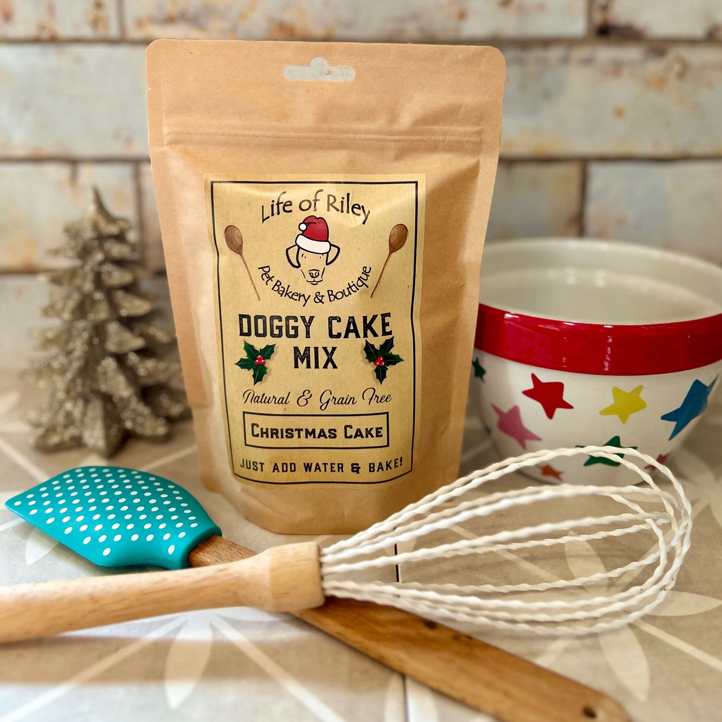 Christmas Cake - DIY Doggy Cake Mix