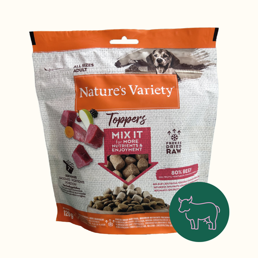 Complete Freeze Dried Food - Beef Food Toppers