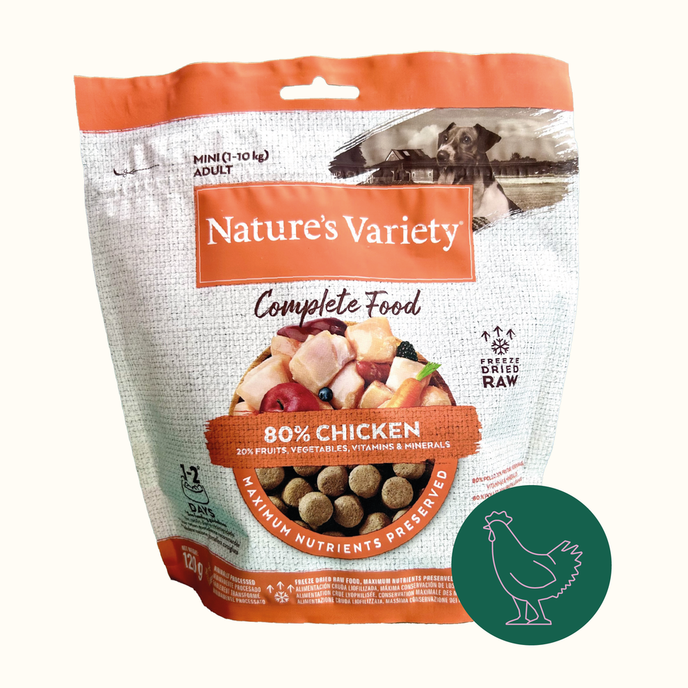 Nature's Variety Complete Freeze Dried Food Chicken for Mini Adults